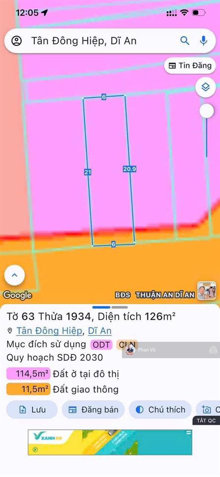 Bán nhà mặt tiền nguyễn thái học, dĩ an, 8,5 tỷ, 126m2 ngang 6m.  0909 290 ***