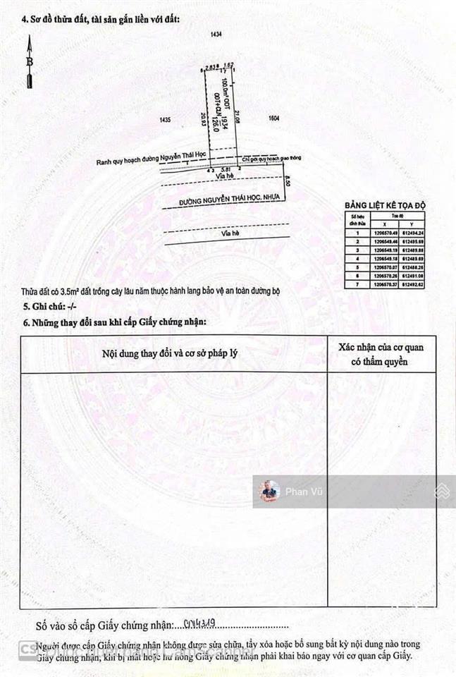 Bán nhà mặt tiền nguyễn thái học, dĩ an, 8,5 tỷ, 126m2 ngang 6m.  0909 290 ***