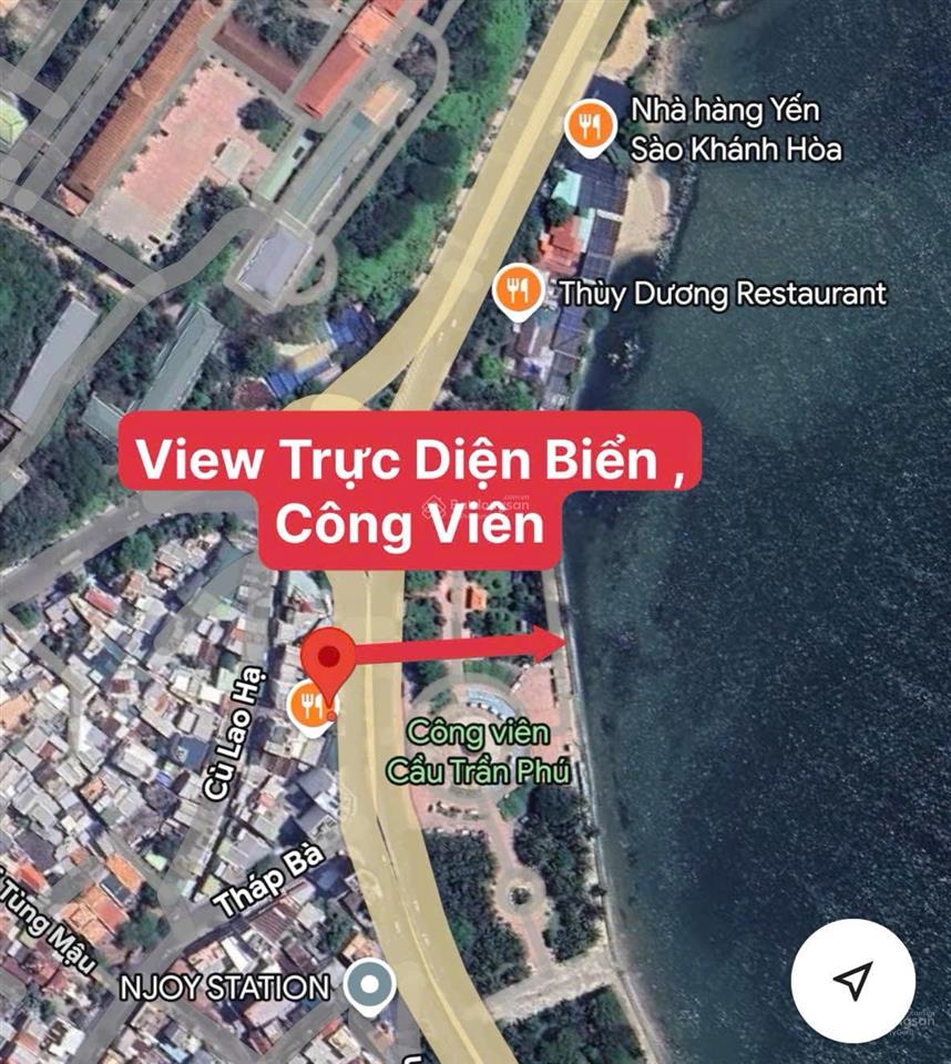 Chỉ 8.6 tỷ  sở hữu nhà mặt biển nha trang mặt tiền rộng 7m  đối diện công viên  vỉa hè 5m