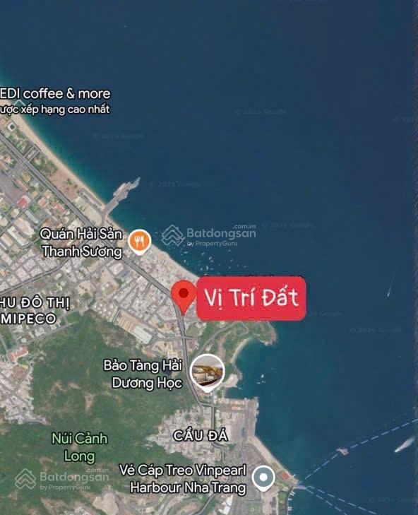 [lvcc] đất vàng trần phú nha trang 1.373m  3 mặt tiền cạnh biển  sổ đỏ dài [123 tr/m2]