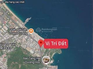 [lvcc] đất vàng trần phú nha trang 1.373m  3 mặt tiền cạnh biển  sổ đỏ dài [123 tr/m2]