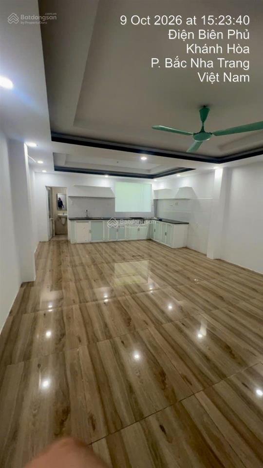 Bán nhà 4 tầng mặt tiền điện biên phủ  cách biển 700m  99.25m2  sổ hoàn công  12.8 tỷ