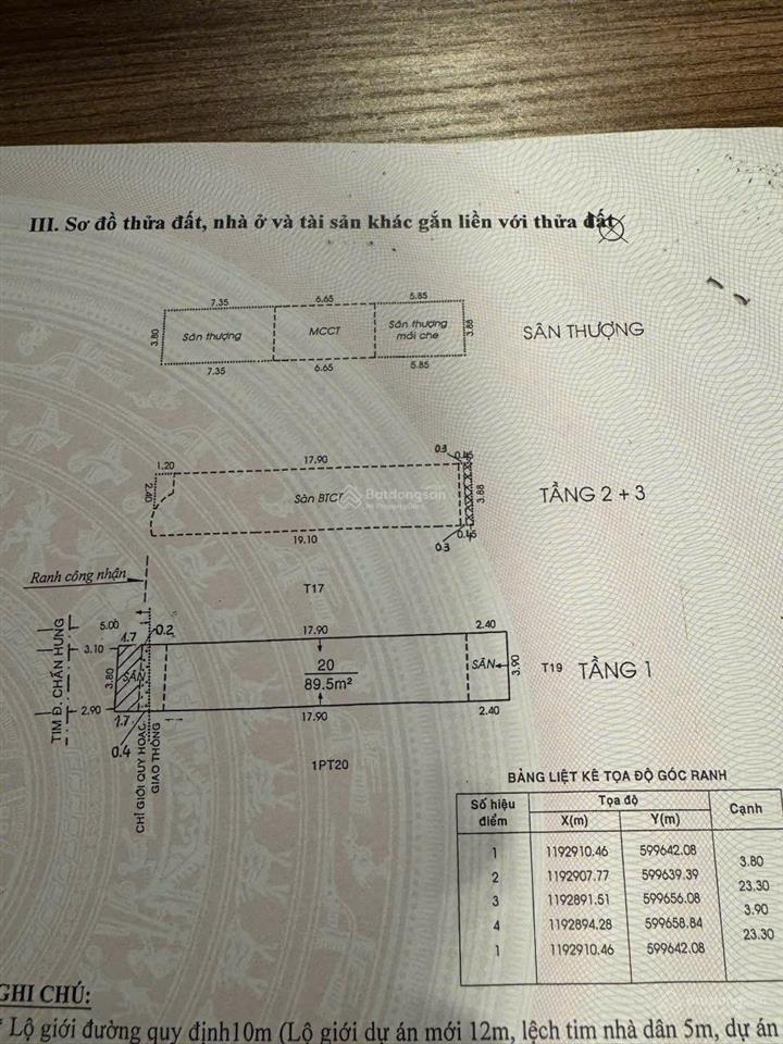 Bán nhà mặt tiền kinh doanh chấn hưng