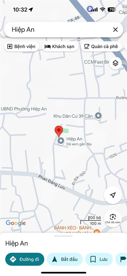 Bán đất chính chủ tại phường hiệp an, thành phố thủ dầu một, bình dương, diện tích 130.9m2