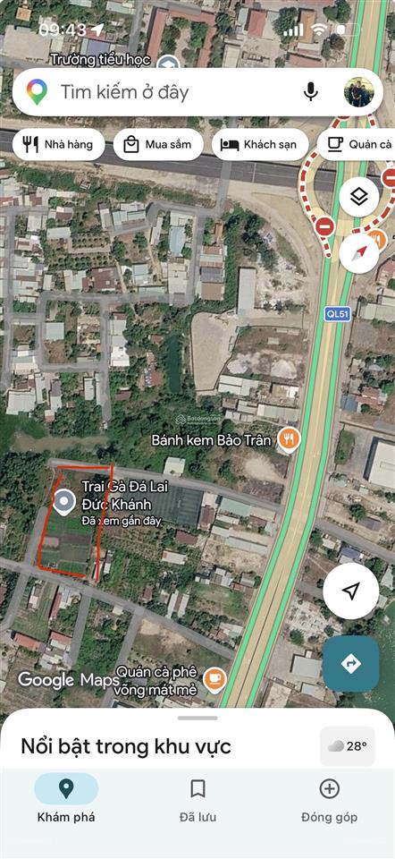 Bán đất lớn kế bên quốc lộ 51, ct bến lức  long thành