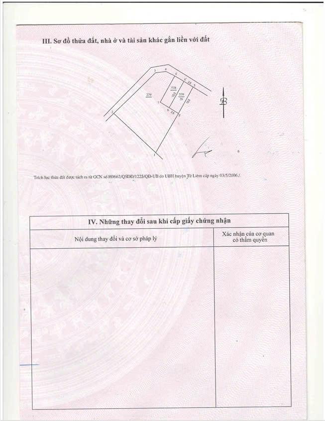 Bán nr tại số nhà 45 nghách 30 ngõ 299, đại mỗ, 6,4 tỷ, 36m2, mặt tiền 4m, pháp lý đầy đủ