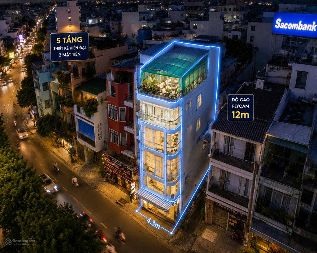 Bđs mặt tiền hòa hảo, 156m2, 5 tầng, 17 tỷ, góc 2 mặt tiền đẹp!