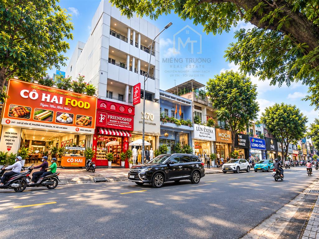 Bđs mặt tiền  ngang6m, lê văn sỹ, giáp quận 3, giá chỉ 318 trđ/m2! hợp lý
