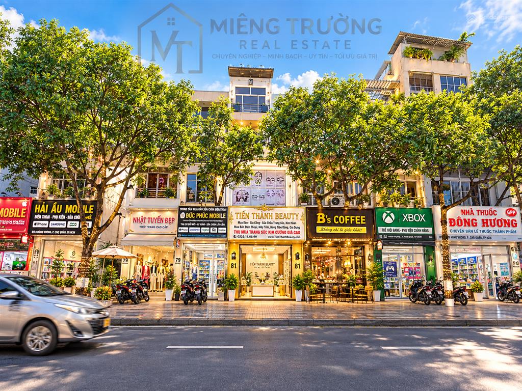 Bđs mặt tiền hùng vương, q. 5, hcm, 91m2, 18 tỷ, nở hậu 4.23m, vỉa hè rộng 6m