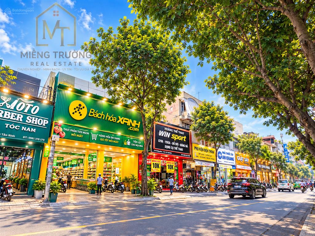 Bđs mặt tiền đồng đen, tân bình, chỉ 231trđ/m2, ngang 8.8m, dài 33m