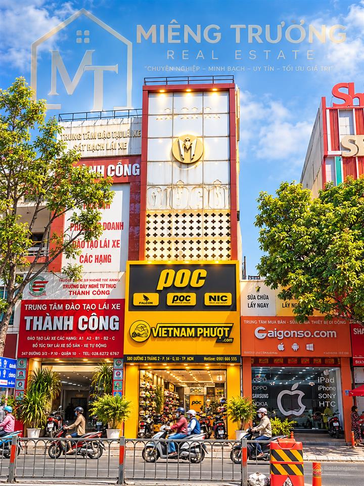 Bđs mặt tiền 3/2, q10, 125,7m2, 46,5 tỷ!