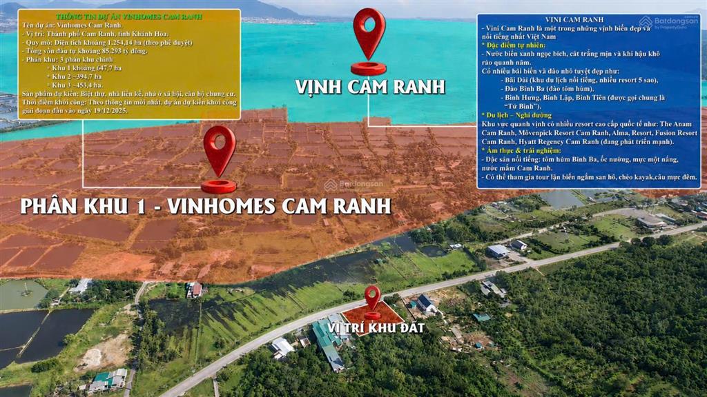 Tìm đâu ra 1 lô đất ngang 10 dài 50 full thổ, đối diện vin cam ranh, view trọn vịnh cam ranh