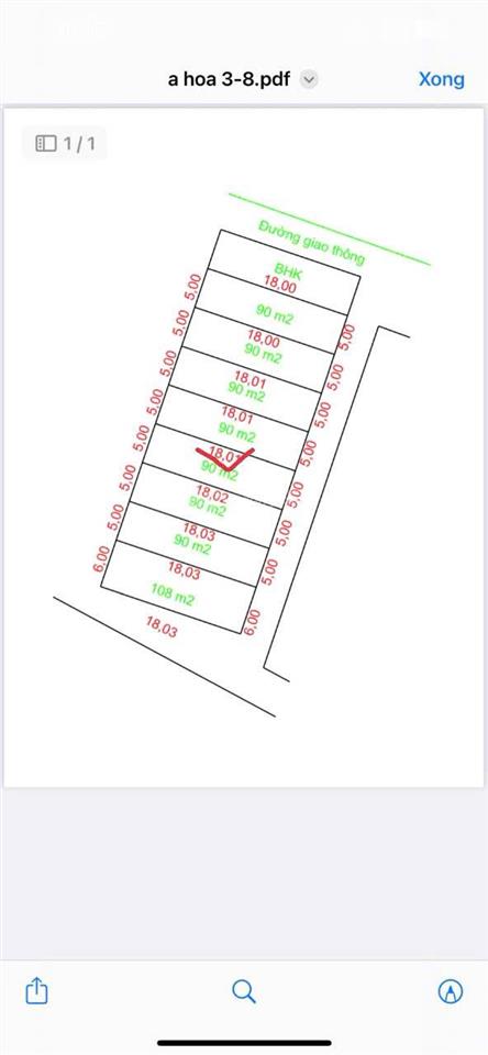 Bán đất tại gần cổng chào thanh đình, 1,35 tỷ, 90m2, pháp lý đầy đủ