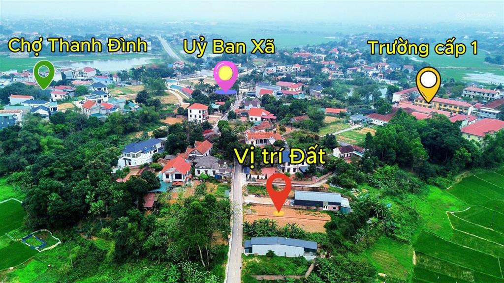 Bán đất 328m2, 2,65 tỷ tại xã thanh đình, thành phố việt trì, phú thọ
