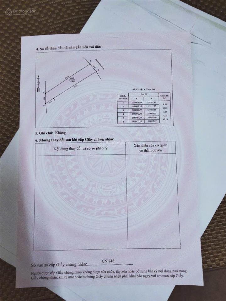 Bán đất 328m2, 2,65 tỷ tại xã thanh đình, thành phố việt trì, phú thọ