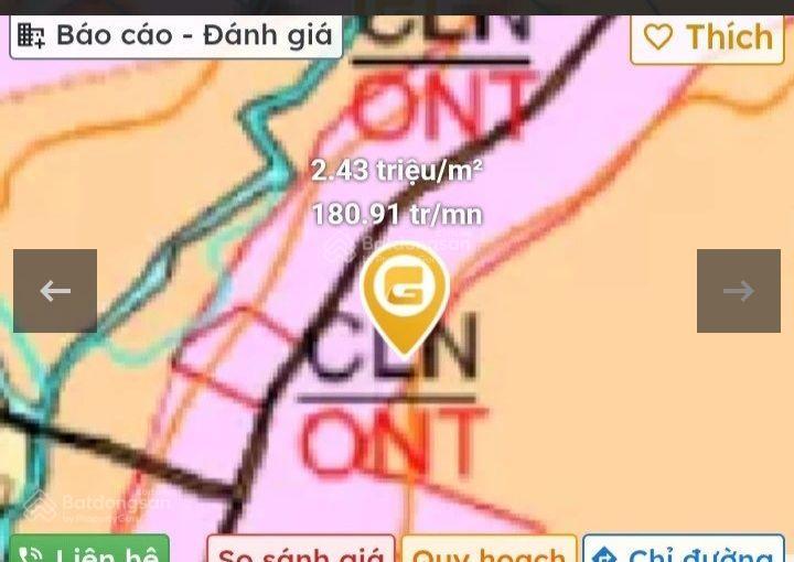 Bán đất 1640,5m2 mặt đường tôn thất thuyết, lộc tân, bảo lâm, lâm đồng. 3,98 tỷ