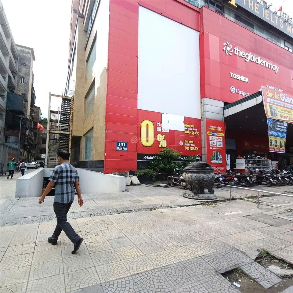 Bán sàn thương mại văn phòng 160m2 sổ đỏ lâu dài trần phú, hà đông giá nhỉnh 45 triệu/m2