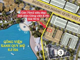 Căn liền kề 62,5m2 xây 5 tầng giá 14 tỷ cạnh trường học, công viên trục thông noble tây thăng long