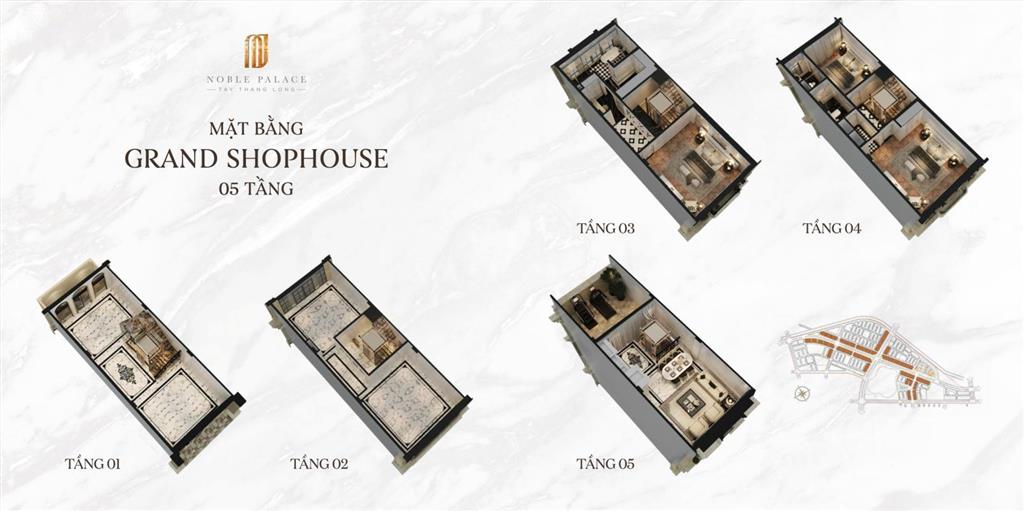 Căn liền kề 62,5m² xây 5 tầng giá 14 tỷ cạnh trường học, công viên trục thông noble tây thăng long