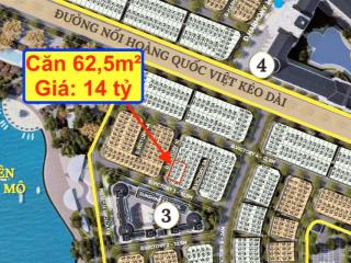 Căn liền kề 62,5m² xây 5 tầng giá 14 tỷ cạnh trường học, công viên trục thông noble tây thăng long