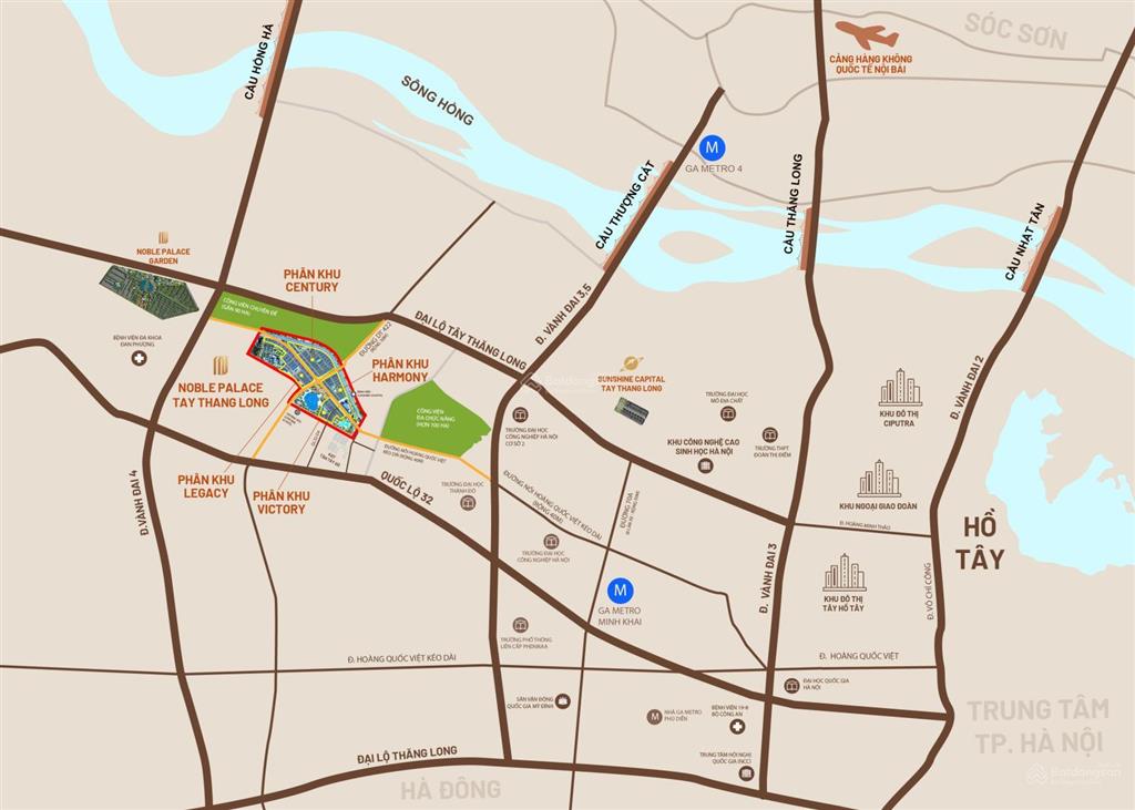 Căn liền kề 62,5m² xây 5 tầng giá 14 tỷ cạnh trường học, công viên trục thông noble tây thăng long