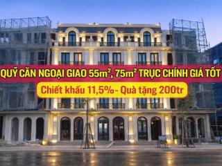 Quỹ căn ngoại giao 55m², 75m² trục chính đều xây 5 tầng. giá tốt nhất noble palace tây thăng long