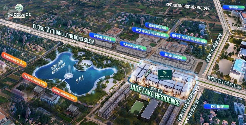 Bán nhanh căn liền kề vip 102m2 xẻ khe 2 thoáng siêu đẹp giá 29,5 tỷ jade lake tây thăng long