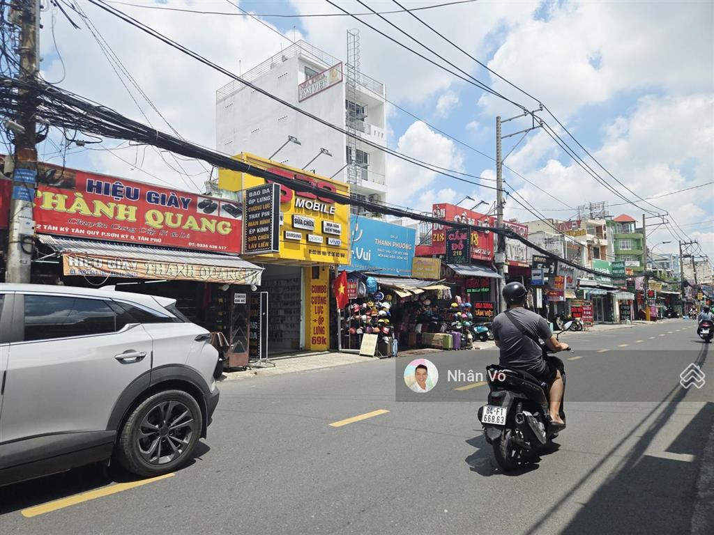 Mt tân kỳ tân quý gần lê trọng tấn. dt 6.4mx30m. vị trí rất đẹp, được xây cao tầng. giá 28.5tỷ tl