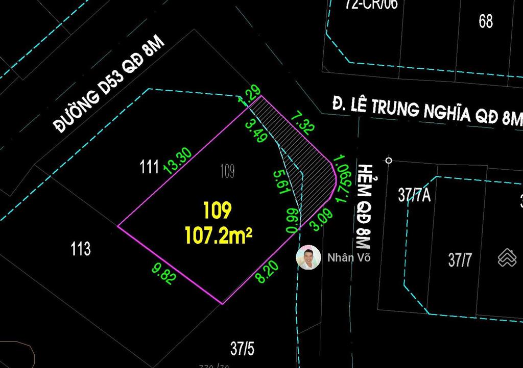 Mt lê trung nghĩa gần ngã 4 hoàng hoa thám  cộng hòa. dt 9.8m x 15m, 1 lầu. giá 23 tỷ tl