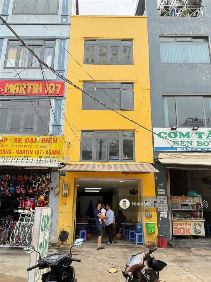 16.5 tỷ mtkd 4x17.5m số 353 trường chinh, đoạn hoàng hoa thám, bình giả, sầm uất
