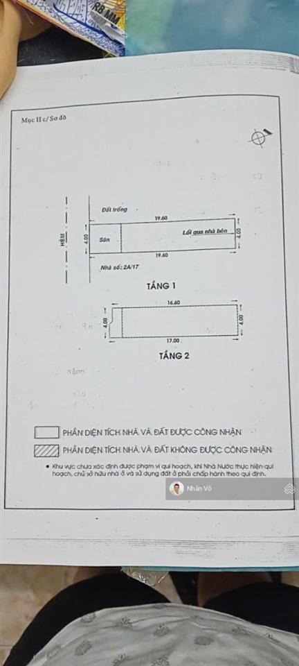 Nhà hẻm nhựa 6m đường văn cao, gần nguyễn sơn. diện tích 4x19.6, đúc 1 lầu. giá 8 tỷ tl