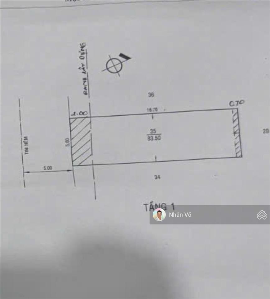 Nhà đường 10m thông số 93/6 nguyễn quý anh, 9,5 tỷ, 85m2, ngang 5m