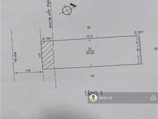 Nhà đường 10m thông số 93/6 nguyễn quý anh, 9,5 tỷ, 85m2, ngang 5m
