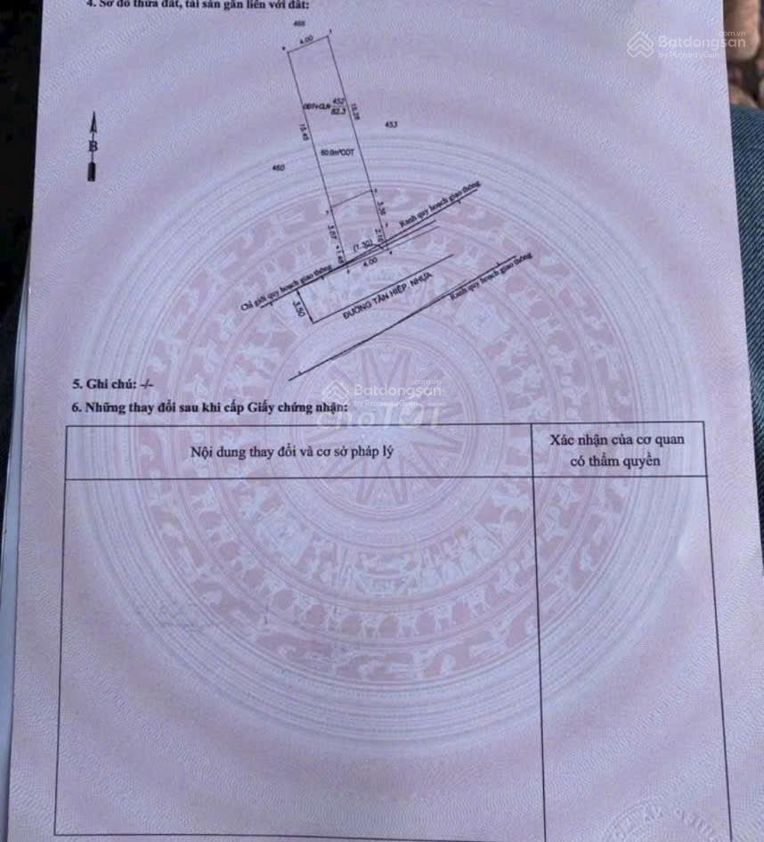 Kẹt tiền bán đất tân bình 82m² | gần đường liên huyện đường nhựa 8m