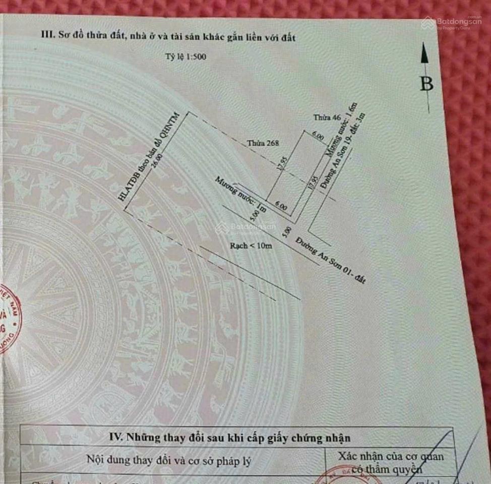 107,7m (6x18) nhà mt an sơn 01 gần cảng an sơn