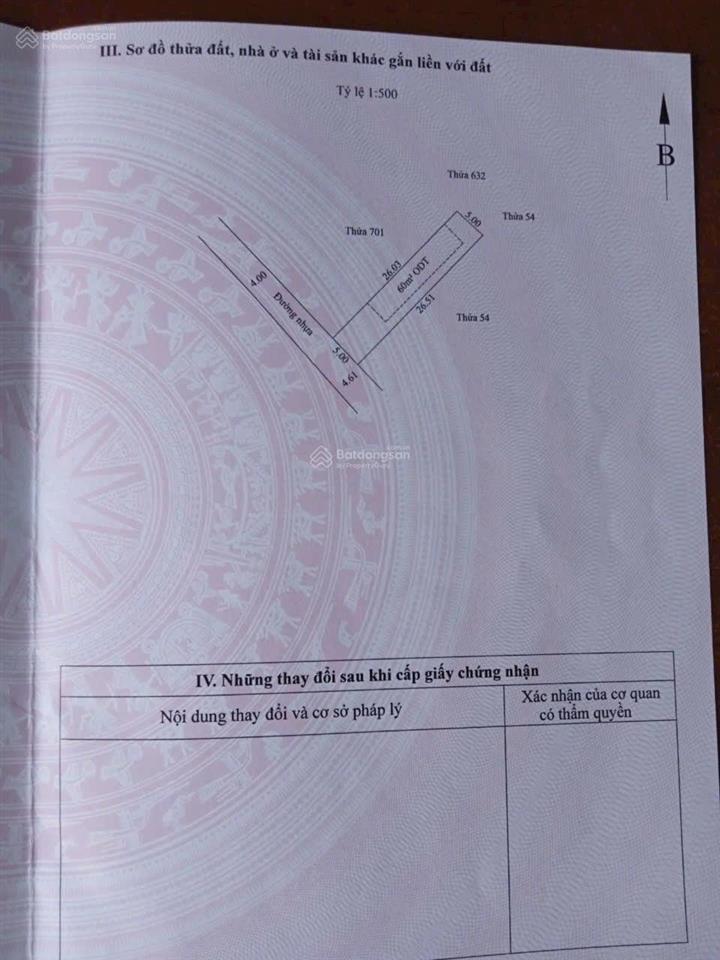 Tôi bán đất đẹp 131m (5 x 26) giá mềm trung tâm lái thiêu