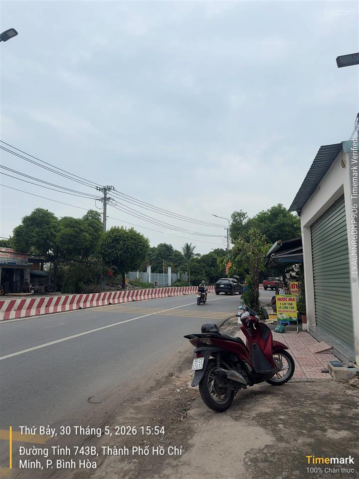 Lô đất mặt tiền đt 743c bình hòa, thuận an ngay cầu ông bố