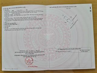Chính chủ gửi đất trung tâm lái thiêu  ngay đường đông nhì dt 100m  đường nhựa 6m
