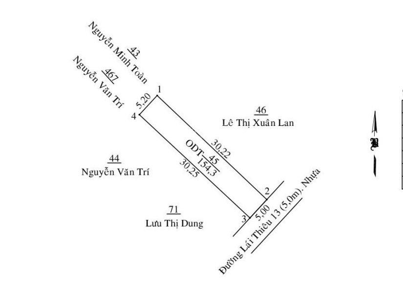 Kẹt tiền bán gấp nhà cấp 4 lái thiêu dt 150m2 full thổ cư gần nguyễn văn tiết giá 4 tỷ 820