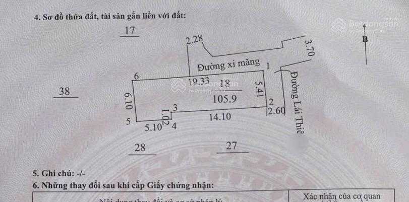 Bán nhà cấp 4 trung tâm lái thiêu dt 106m2 chính chủ bán