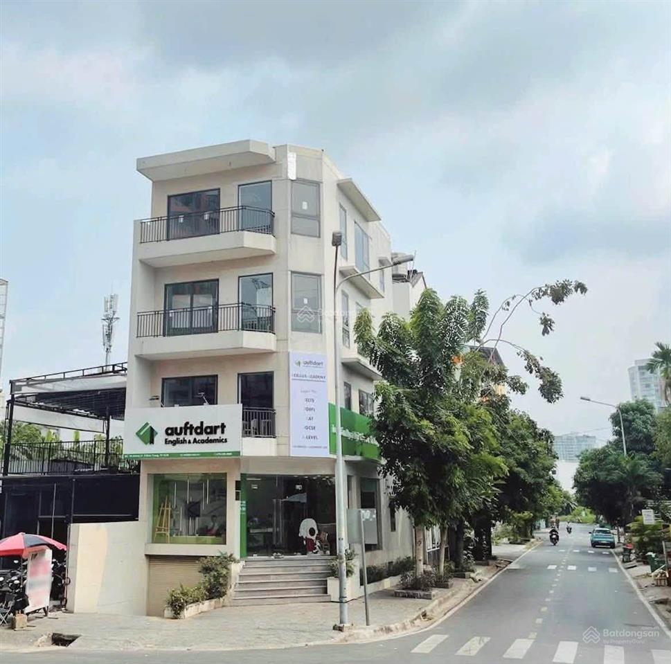 Cho thuê tòa nhà văn phòng góc 2 mặt tiền hầm + 4 tầng nổi ~ 500m an phú quận 2