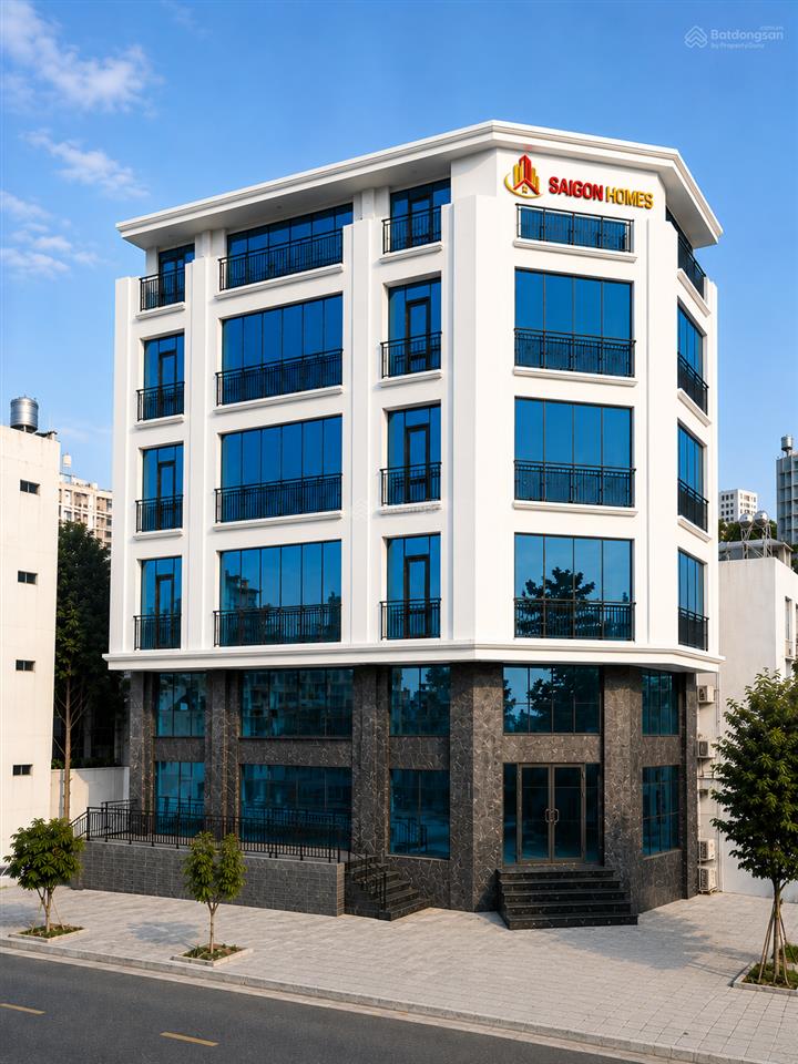 Cho thuê tòa nhà văn phòng hầm 6 tầng nổi ~700m2 sàn p thạnh mỹ lợi trung tâm hành chính quận 2