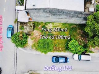 Không còn nhu cầu đầu tư cần sang nhượng lại hoặc bán luôn lô góc 2 mặt tiền 210m2 giá cực đậm sâu