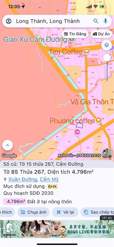 Cơ hội đầu tư vàng  đón đầu đất đường vành đai sân bay long thành
