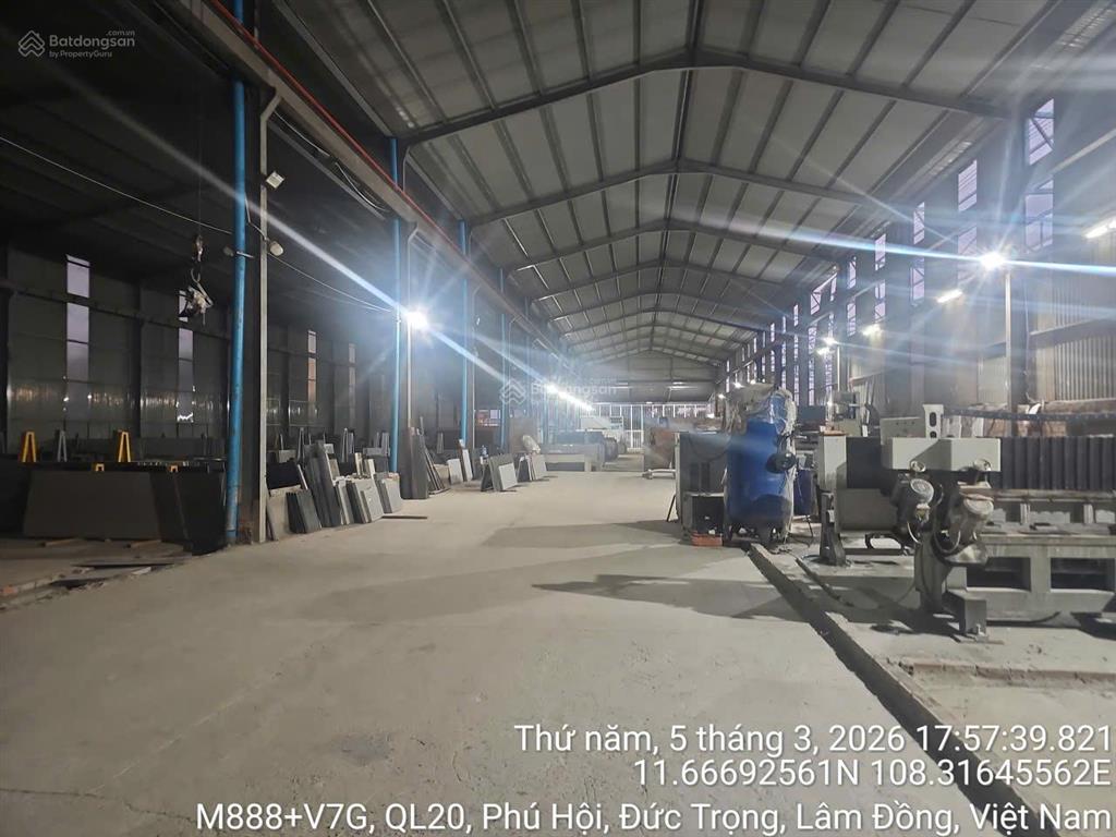 Bán kho, nhà xưởng tại phú hội, đức trọng, lâm đồng, 46 tỷ, 4522 m2 chỉ với giá hot
