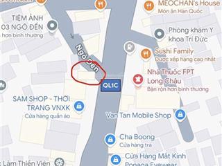 Siêu phẩm  lô góc mặt tiền đường 2/4 và ngô đến.