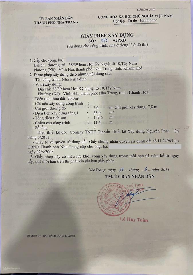 Căn nhà 2 tầng đẹp rất nhiều tài lộc & may mắn nhượng lại giá mềm.