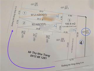 Đất hẻm đường ô tô, cách biển chỉ 850m