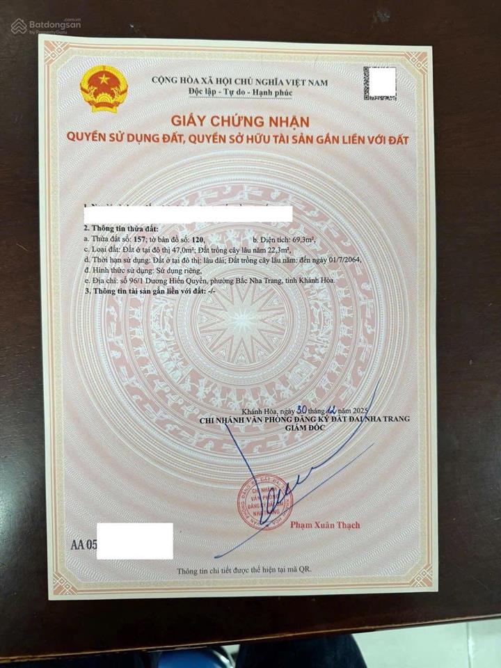 Đất biển nha trang, chỉ vài bước chân là bãi biển ba làng (bắc nha trang)