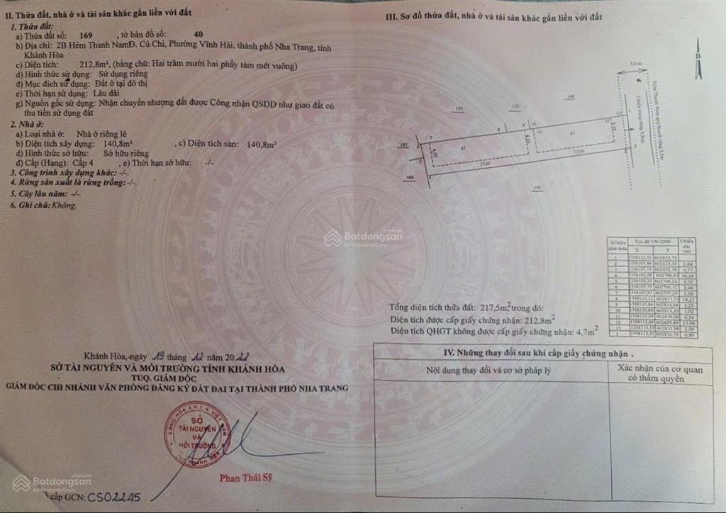 Đất đẹp hướng đông xây căn hộ hoặc căn nhà rộng rãi nghỉ dưỡng gần biển